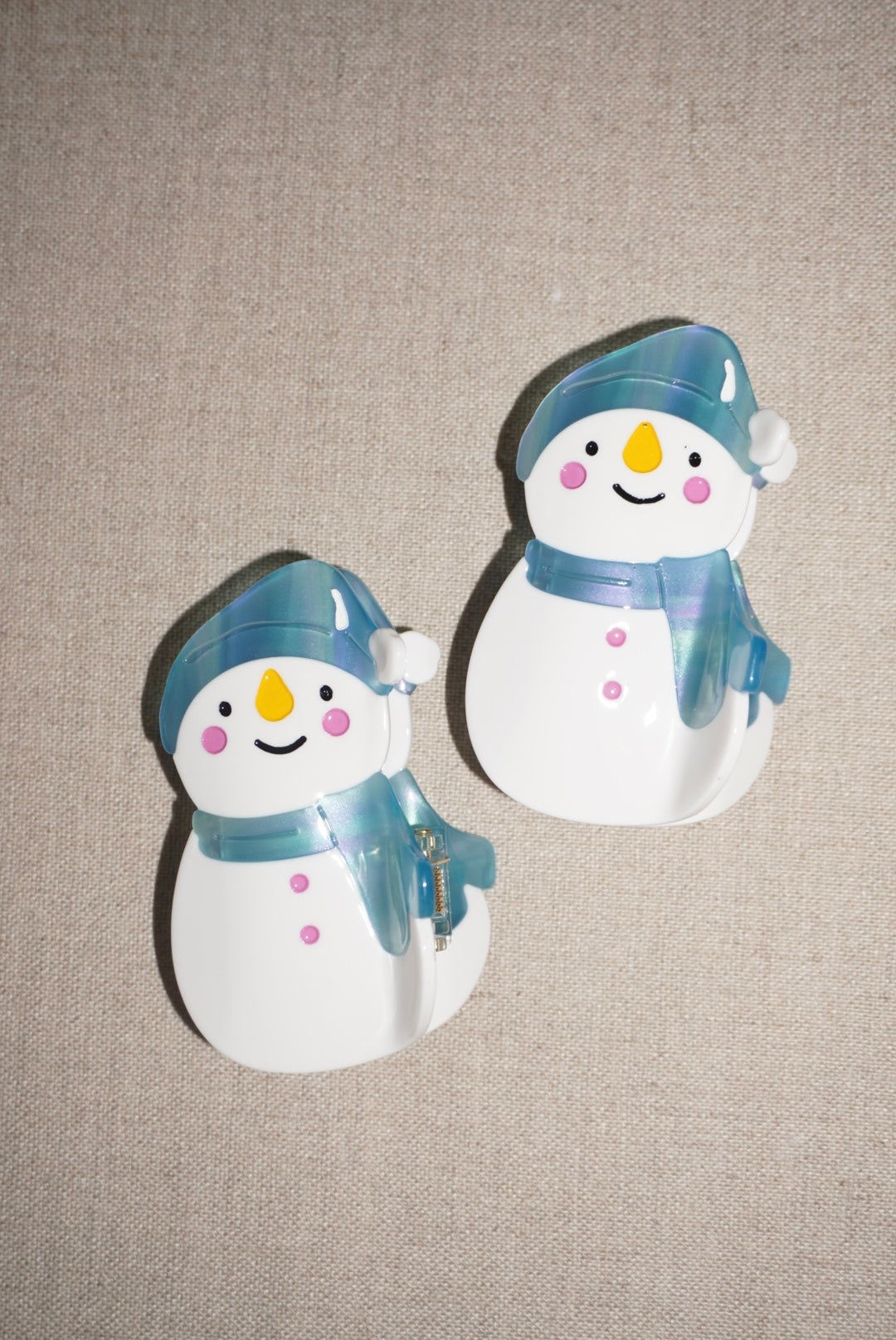 Snowman Claw Clip