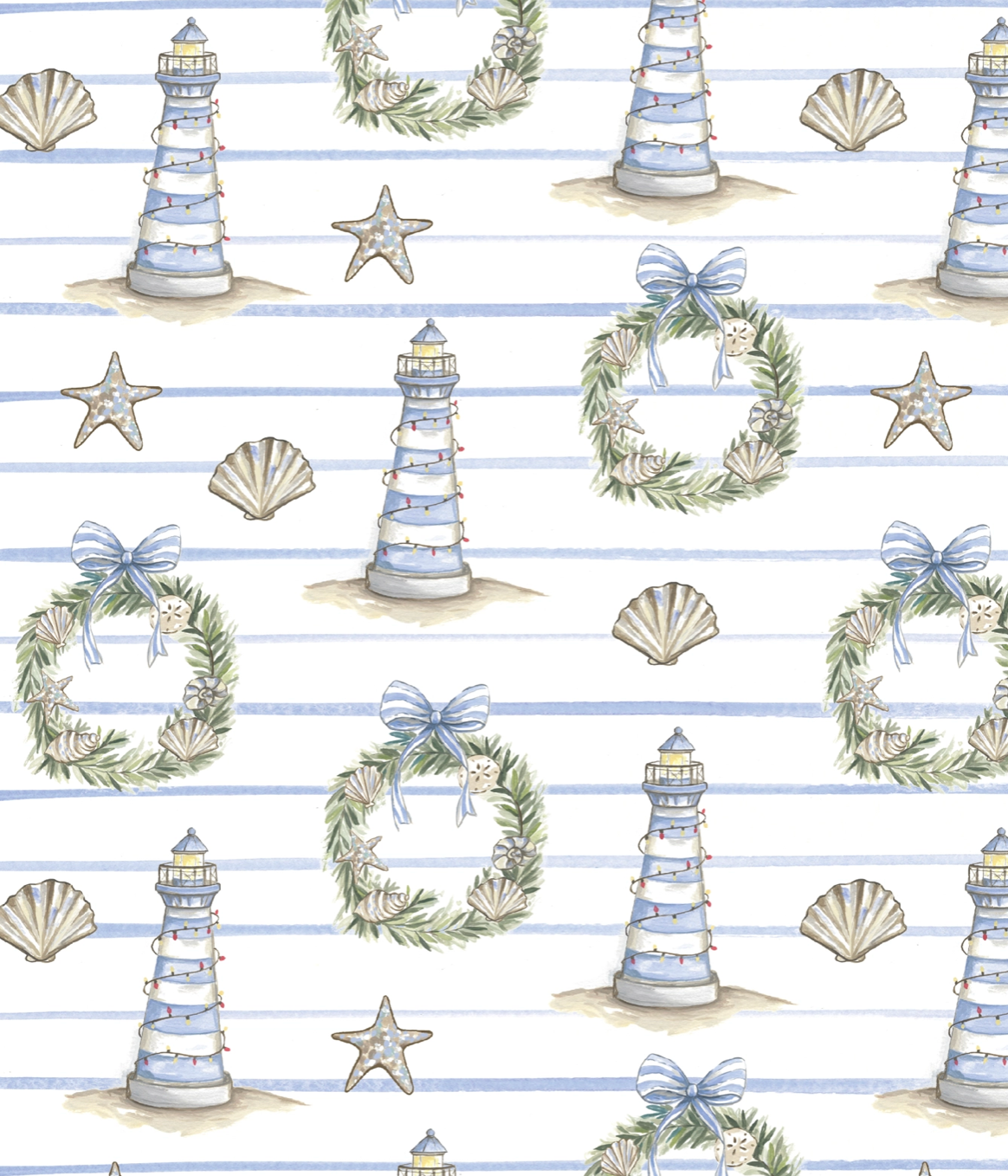 Coastal Lighthouse Wrapping paper